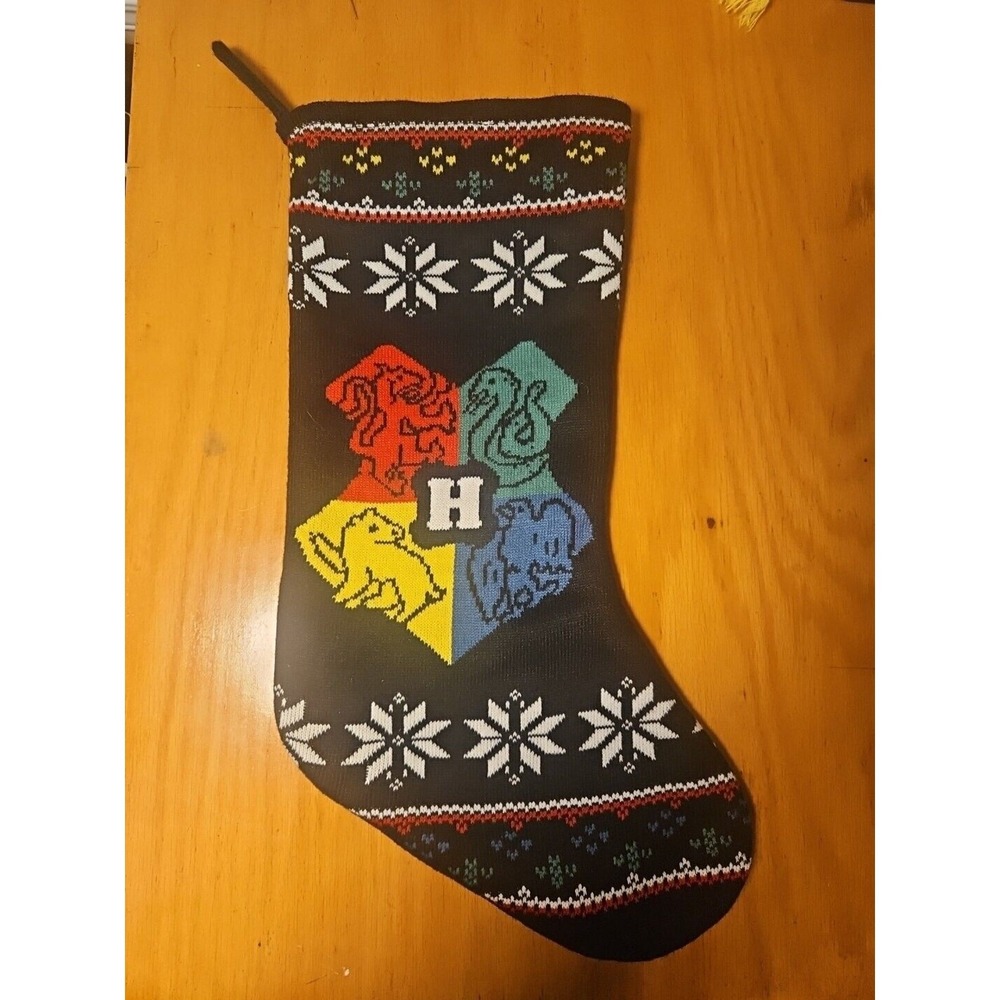 Harry Potter Hogwarts Christmas Stocking Gryffindor Hufflepuff Ravenclaw Slyther